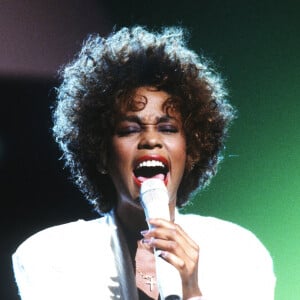 Whitney Houston sur scène.