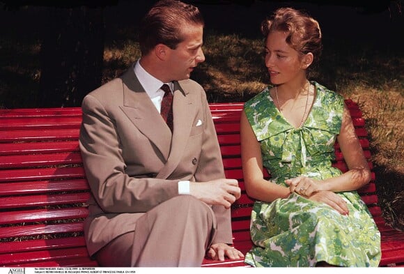 Albert de Belgique et son épouse Paola en 1959. 