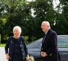 Le roi Albert II de Belgique et la reine Paola de Belgique assistent au concert des musiciens en résidence à la Chapelle Musicale Reine Elisabeth, dans le cadre de L'été musical de la Chapelle. Belgique, Waterloo, le 9 juillet 2020
