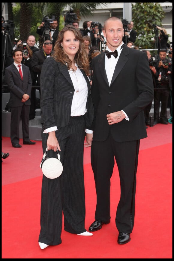 Laure Manaudou et Frédérick Bousquet au Festival de Cannes en 2010.