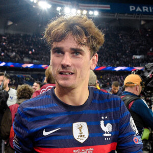 Antoine Griezmann lors du match de football de qualification pour la Coupe du monde entre la France et le Kazakhstan au stade Parc des Princes à Paris, France. © Federico Pestellini/Panoramic/Bestimage