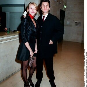 Archives : Marc Lavoine et sa femme Sarah Poniatowski au Louvre à Paris