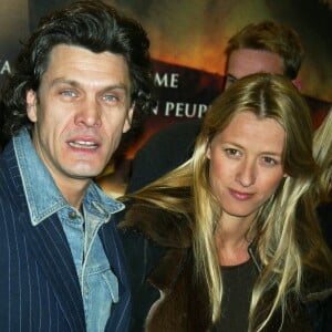 Archives : Marc Lavoine et sa femme Sarah Poniatowski à la 1ère du film "Gangs of New York" à l'UGC Normandie