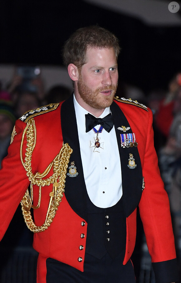 Le prince Harry, duc de Sussex, assiste au festival de musique de Mountbatten au Royal Albert Hall de Londres, Royaume Uni