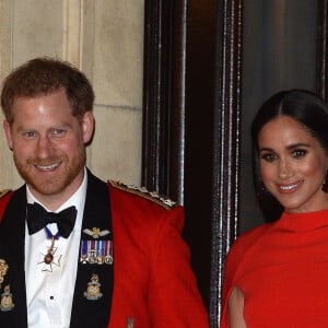 Le prince Harry, duc de Sussex, et Meghan Markle, duchesse de Sussex assistent au festival de musique de Mountbatten au Royal Albert Hall de Londres, Royaume Uni, le 7 mars 2020. 