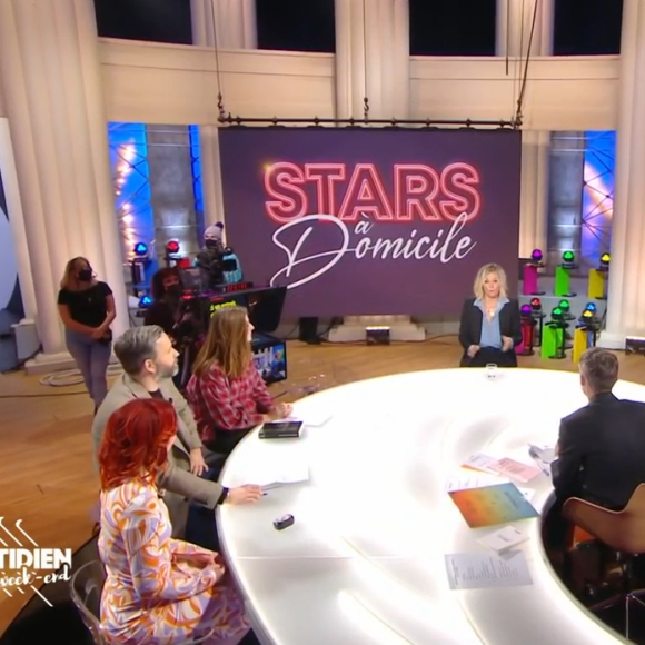 Flavie Flament évoque les côtés parfois chauds des tournages de Stars à Domicile dans Quotidien
