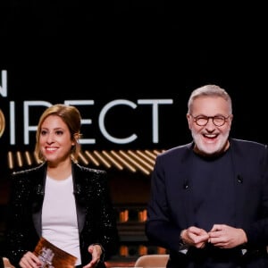 Exclusif - Léa Salamé, Laurent Ruquier - Enregistrement de l'émission "On Est En Direct", présentée par L.Salamé et L.Ruquier, et diffusée en direct le 18 décembre sur France 2 © Jack Tribeca / Bestimage 