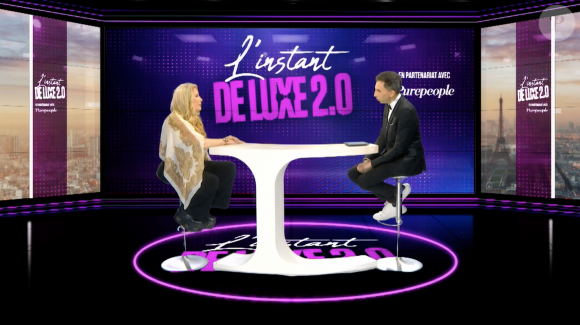 Loana invitée de "L'Instant Deluxe 2.0" en partenariat avec Purepeople.com