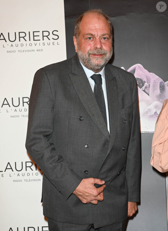 Eric Dupond-Moretti - 27ème cérémonie des Lauriers de l'Audiovisuel au théâtre Marigny à Paris le 21 février 2022. © Coadic Guirec/Bestimage