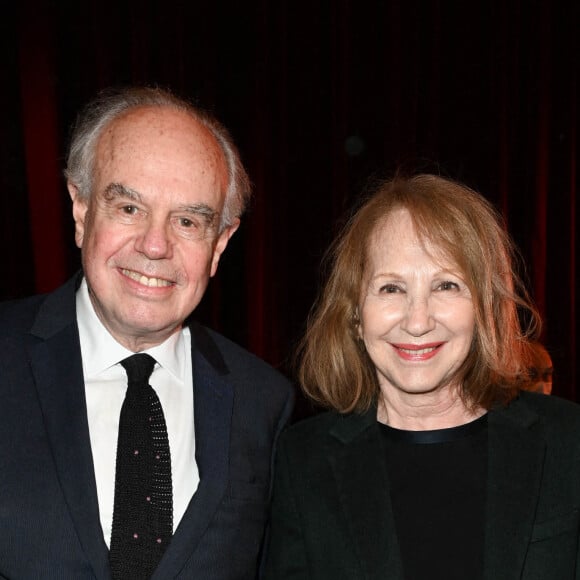 Frédéric Mitterrand et Nathalie Baye - 27ème cérémonie des Lauriers de l'Audiovisuel au théâtre Marigny à Paris le 21 février 2022. © Coadic Guirec/Bestimage
