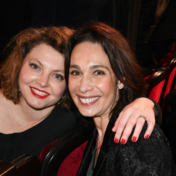 Sophie Guillemin et Marie Fugain - 27ème cérémonie des Lauriers de l'Audiovisuel au théâtre Marigny à Paris le 21 février 2022. © Coadic Guirec/Bestimage