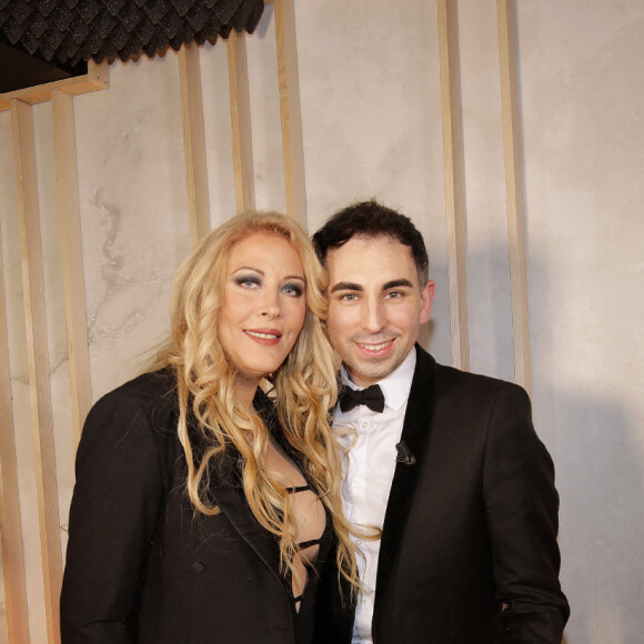 Exclusif - Loana (Petruccciani) au côté de Jordan de Luxe lors de l'enregistrement de l'émission "Chez Jordan". Paris, le 18 février 2022. © Cédric Perrin/Bestimage 