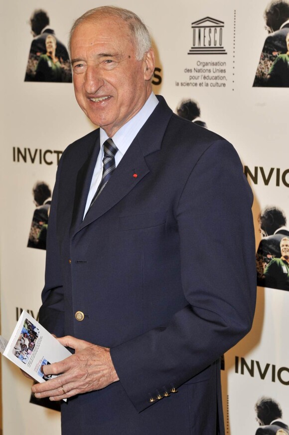 Pierre Albaladejo, à l'occasion de l'avant-première d'Invictus, qui s'est tenue au siège de l'Unesco, à Paris, le 11 janvier 2010.