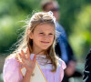La princesse Estelle de Suède - La famille royale suédoise au baptême du prince Julian, duc de Halland au château de Drottningholm sur l'île de Lovön à Ekero en Suède, le 14 août 2021.