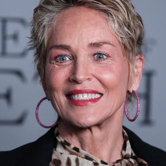 Sharon Stone à la première du film "The Tragedy of MacBeth" à Los Angeles, le 16 décembre 2021.
