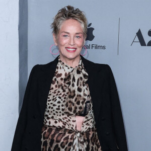 Sharon Stone à la première du film "The Tragedy of MacBeth" à Los Angeles, le 16 décembre 2021.