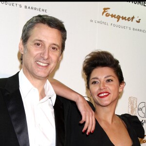 Antoine de Caunes et sa fille Emma de Caunes à la 34e cérémonie des César en 2009. 