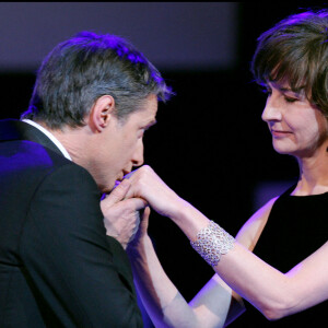 Antoine de Caunes et Valérie Lemercier à la 31e cérémonie des César en 2006. 