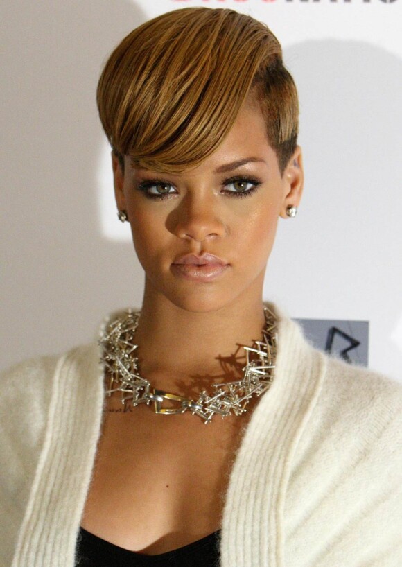 Rihanna, à Londres le 9 décembre 2009