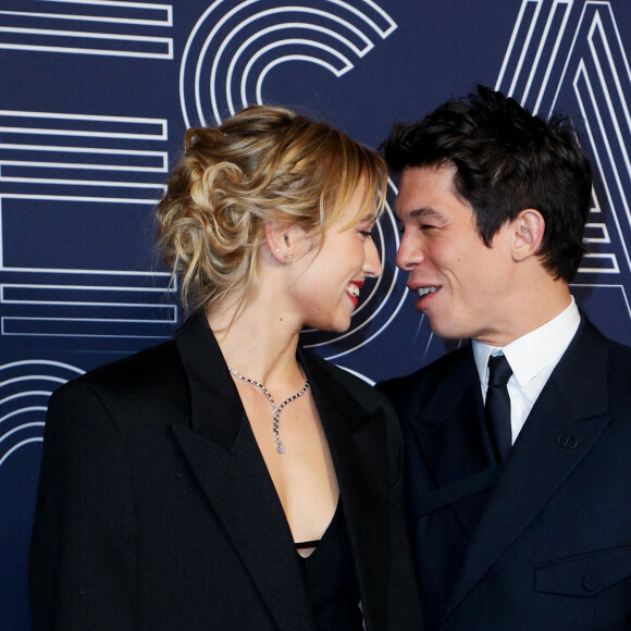 Chloé Jouannet, Sandor Funtek - Photocall de la 47ème édition de la cérémonie des César à l'Olympia à Paris, le 25 février 2022. © Borde-Jacovides/Bestimage