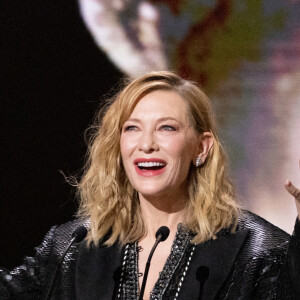 Cate Blanchett (César d'Honneur) - 47ème édition de la cérémonie des César à l'Olympia à Paris le 25 février 2022. © Borde / Jacovides / Bestimage 