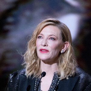 Cate Blanchett (César d'Honneur) - 47ème édition de la cérémonie des César à l'Olympia à Paris le 25 février 2022. © Borde / Jacovides / Bestimage 