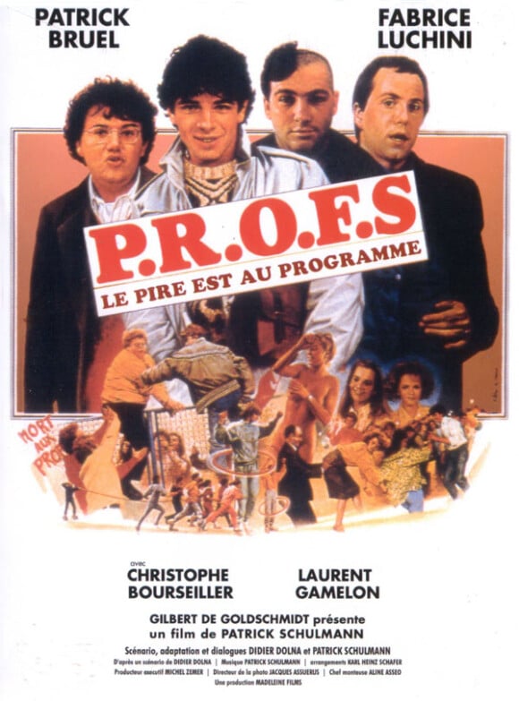 Gilbert de Goldschmidt, décédé le 1er janvier 2010, était le producteur du film P.R.O.F.S (1985)
