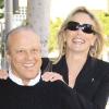 Sharon Stone quitte la Villa Blanca à Beverly Hills après avoir déjeuné avec un ami à Los Angeles le 12 janvier 2010