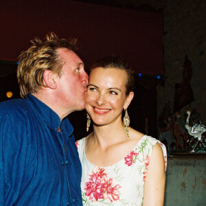 Carole Bouquet et Gérard Depardieu en 1999