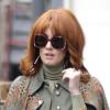 Paz Vega sur le tournage du biopic de Vallanzasca à Milan le 12 janvier 2010