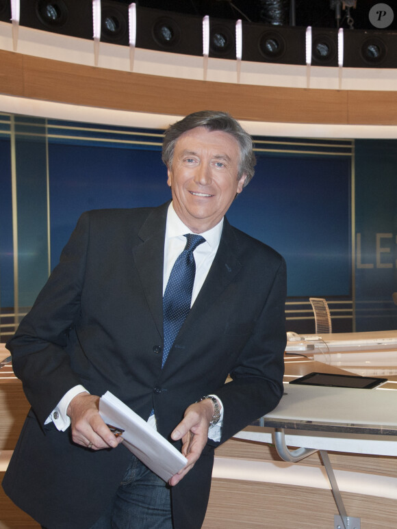 Exclusif - Jacques Legros sur le plateau du Journal de TF1 le 30 avril 2015