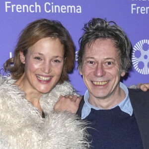 Vicky Krieps et Mathieu Amalric - Projection du film " Avec amour et acharnement " lors du festival " Rendez-vous with French Cinema " au Walter Reade Theater à New York. Le 3 mars 2022 © Future-Image / Puma Press / Bestimage 