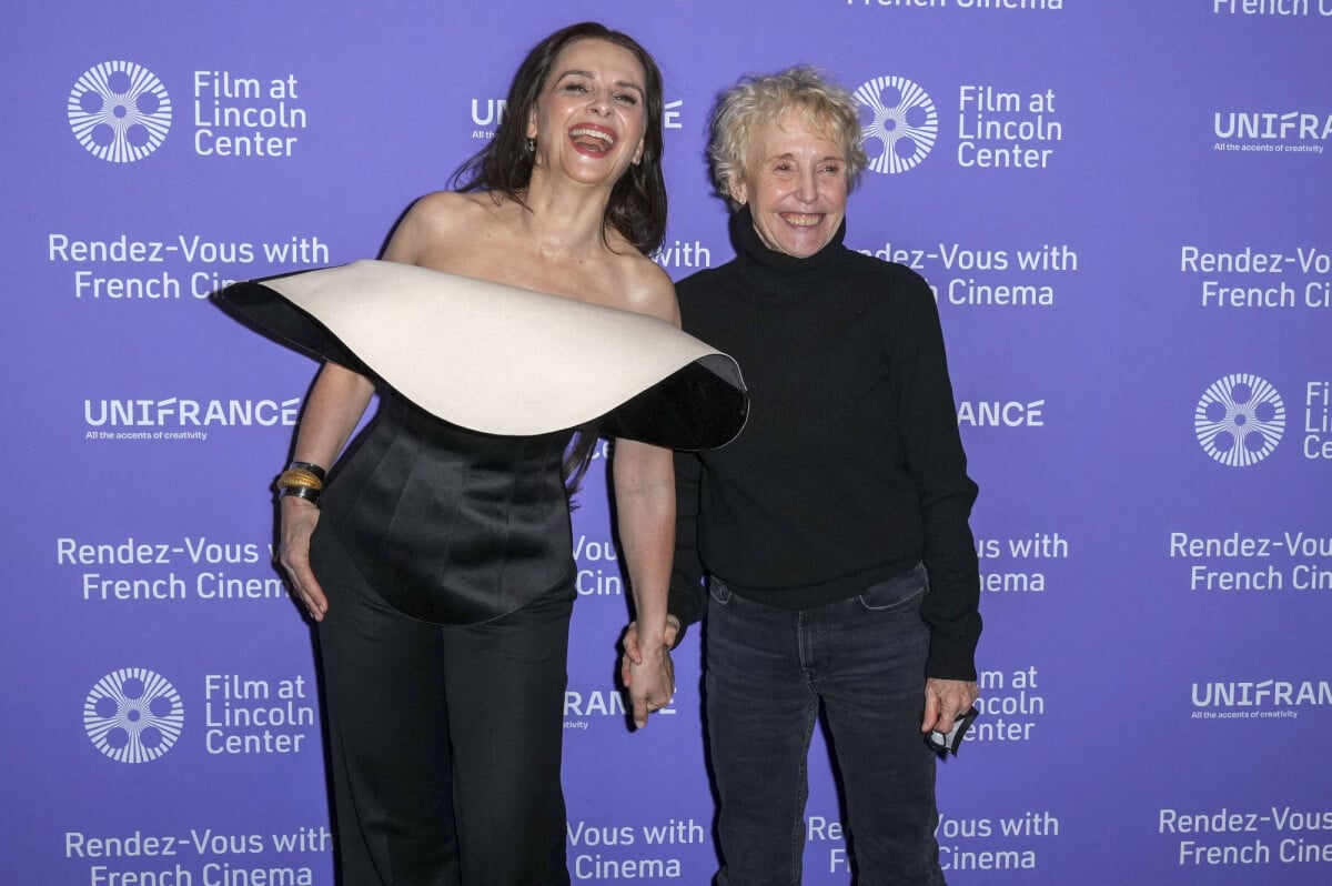 Photo : Juliette Binoche et Claire Denis - Projection du film " Avec