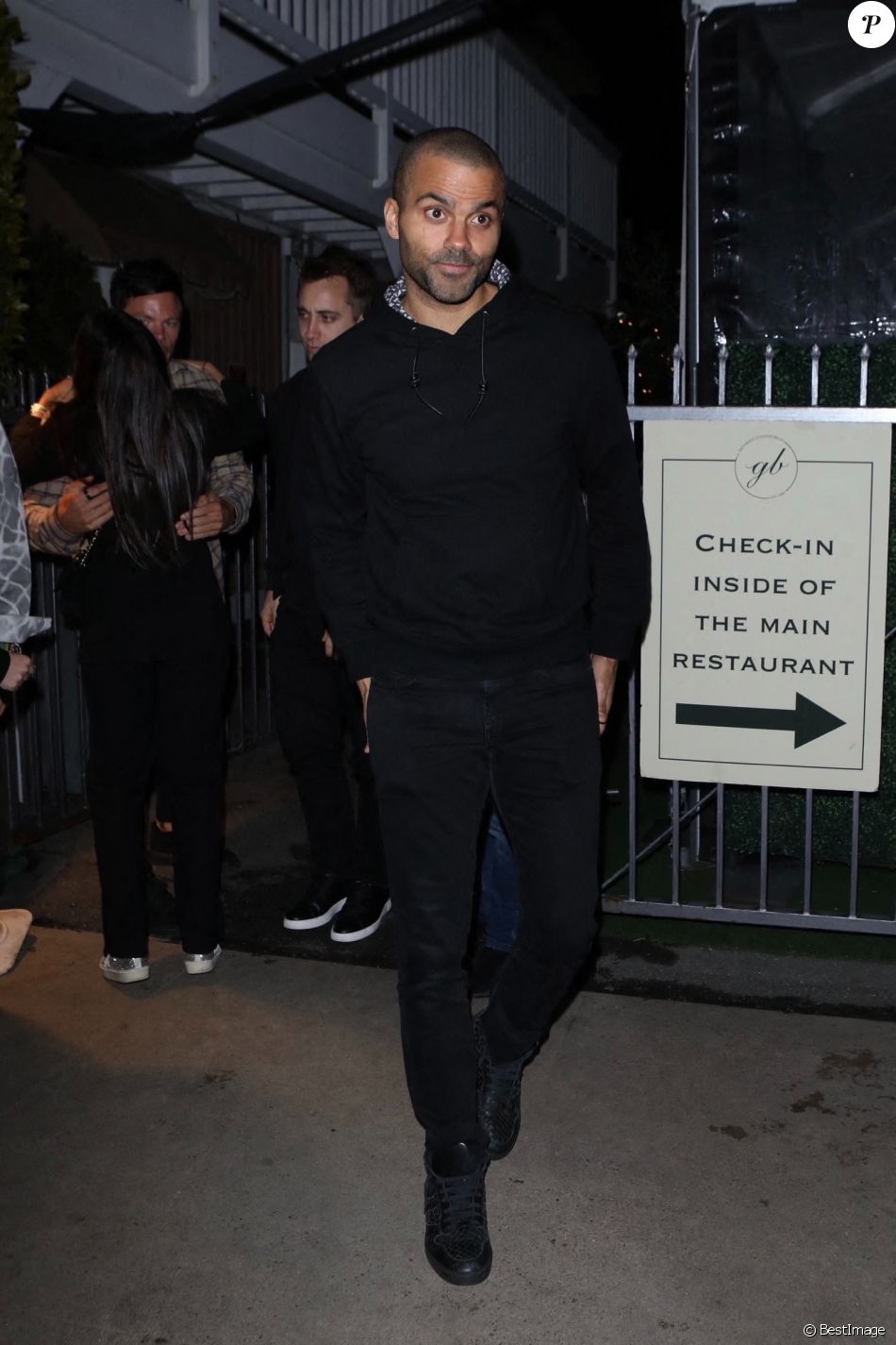 Exclusif - Tony Parker a dîné avec M. Pokora et sa femme Christina