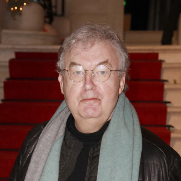 Dominique Besnehard - Conférence de presse au Studio Harcourt à Paris. Le 11 janvier 2022. © Christophe Aubert via Bestimage