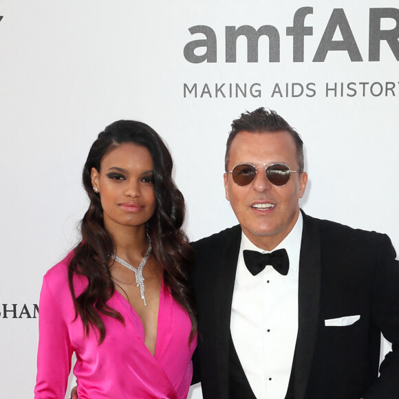 Anais Monory, Jean Roch - Photocall de la soirée "amfAR Gala Cannes 2018" à l'Eden Roc au Cap d'Antibes, le 17 mai 2018. © Jacovides/Borde/Moreau/Bestimage