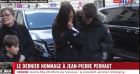 Nathalie Marquay émue à la sortie des obsèques de Jean-Pierre Pernaut