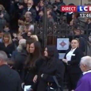 Emotion à la sortie des obsèques de Jean-Pierre Pernaut, le 9 mars 2022