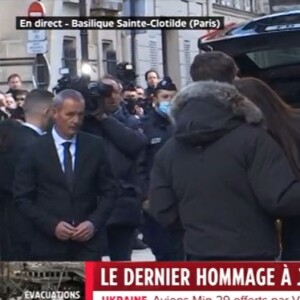 Emotion à la sortie des obsèques de Jean-Pierre Pernaut, le 9 mars 2022