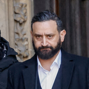 Cyril Hanouna - Sorties des obsèques de Jean-Pierre Pernaut en la Basilique Sainte-Clotilde à Paris le 9 mars 2022. © Cyril Moreau/Bestimage