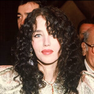 Isabelle Adjani et son César de la Meilleure actrice pour le film "Camille Claudel" en 1989.