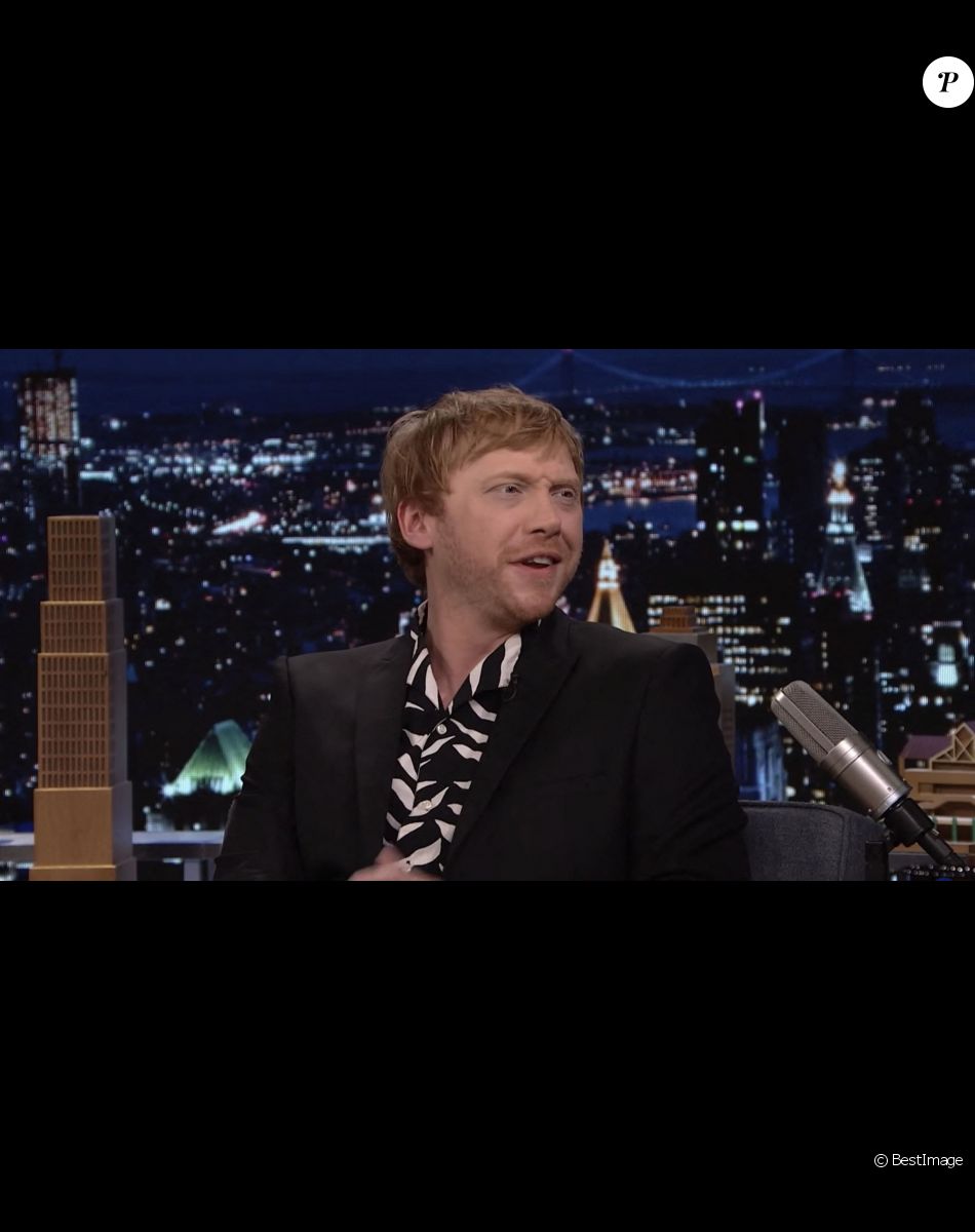 Rupert Grint sur le plateau de l'émission "The Tonight Show Starring Jimmy Fallon" à New York, le 10 mars 2022.