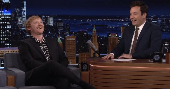 Rupert Grint sur le plateau de l'émission "The Tonight Show Starring Jimmy Fallon" à New York, le 10 mars 2022.