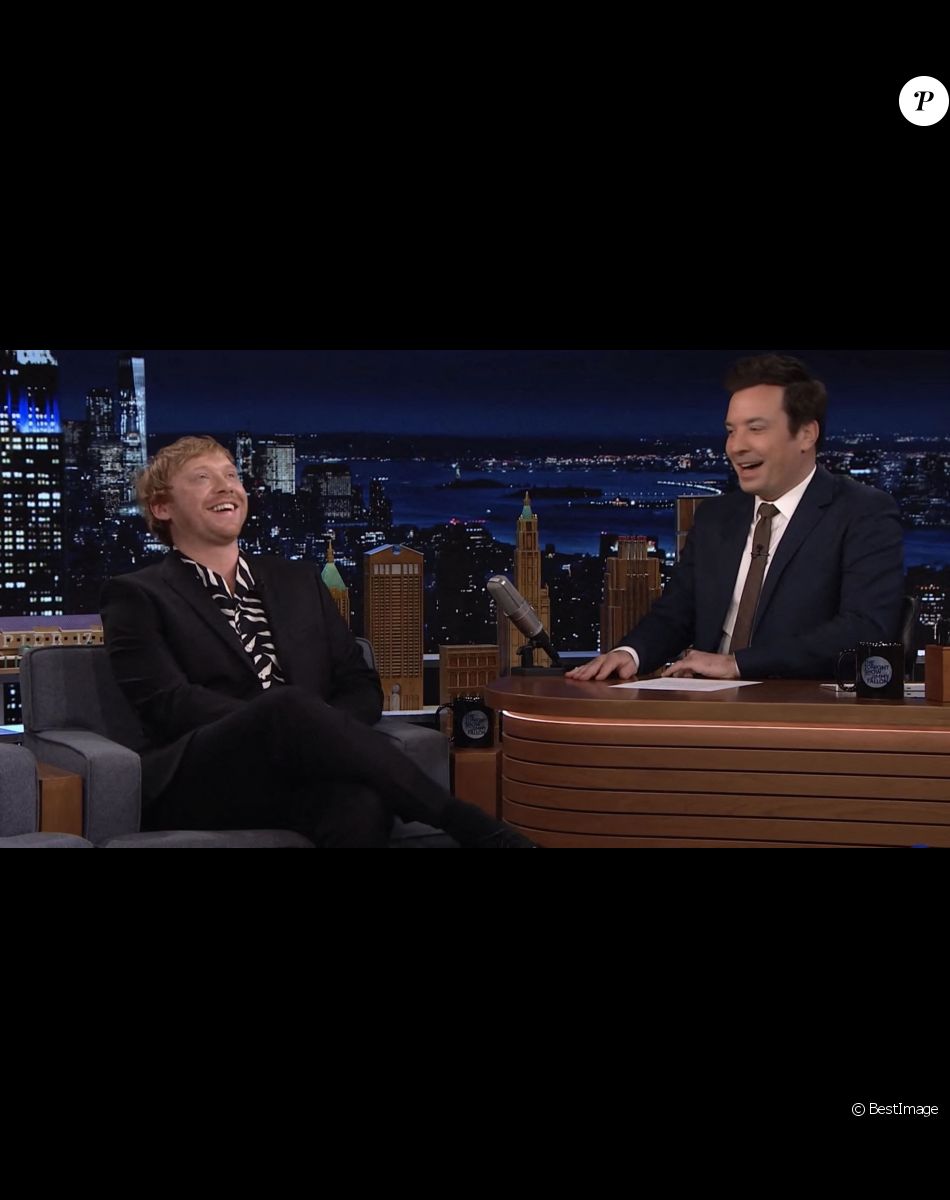 Rupert Grint sur le plateau de l'émission "The Tonight Show Starring Jimmy Fallon" à New York, le 10 mars 2022.