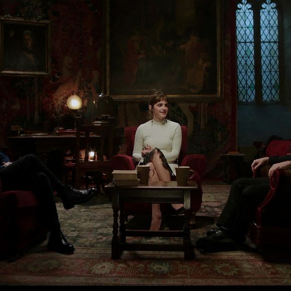 Les acteurs principaux (D. Radcliffe, E. Watson et R Grint) sont réunis pour une émission spéciale à l'occasion des 20 ans de la saga Harry Potter. 2021