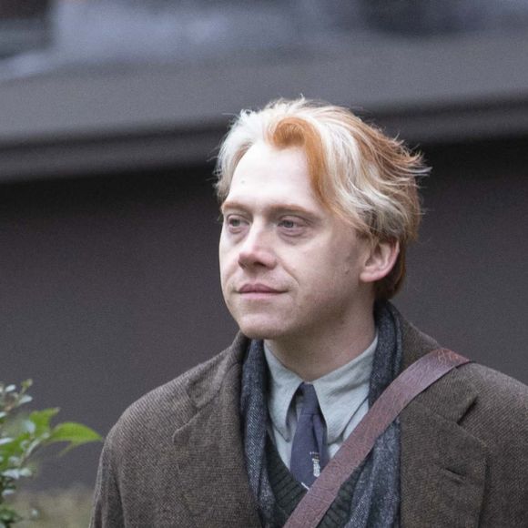 Exclusif - Rupert Grint est sur le tounrage de la série "Cabinet of Curiosities" sous la direction de Catherine Hardwick à Hamilton (Canada), le 4 novembre 2021.