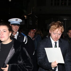 Rupert Grint et sa compagne Georgia Groome - Clôture du 29ème Festival du Film de Dinard le 29 septembre 2018. © Denis Guignebourg/Bestimage