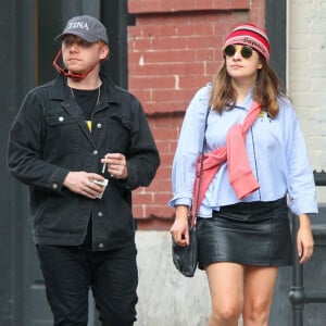 Rupert Grint et sa compagne Georgia Groome sont allés faire du shopping en amoureux dans le quartier de Manhattan à New York, le 20 septembre 2018