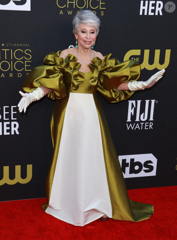 Rita Moreno - 27e édition des Critics Choice Awards à Los Angeles, le 13 mars 2022.