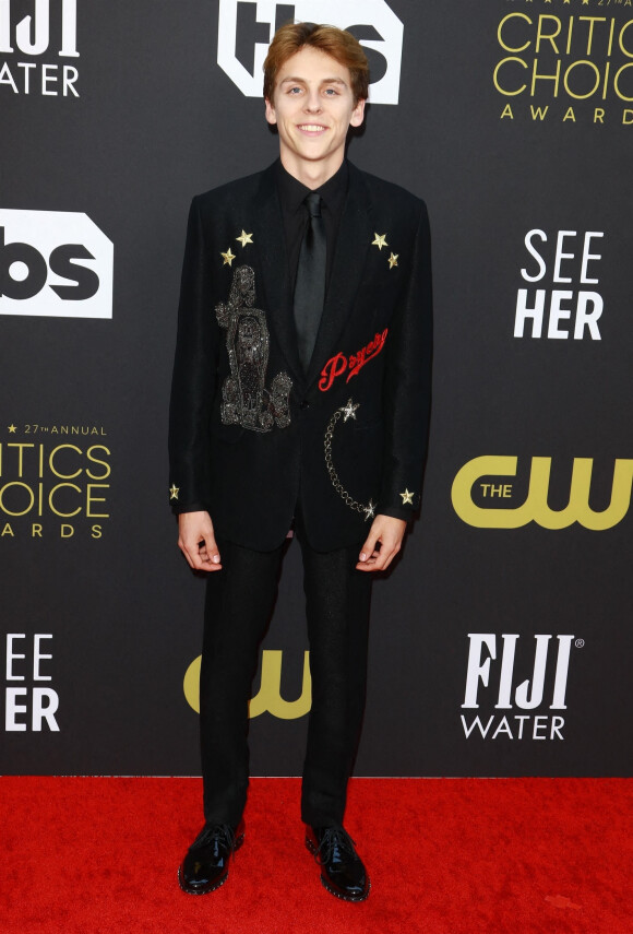 Jacob Bertrand - 27e édition des Critics Choice Awards à Los Angeles, le 13 mars 2022.